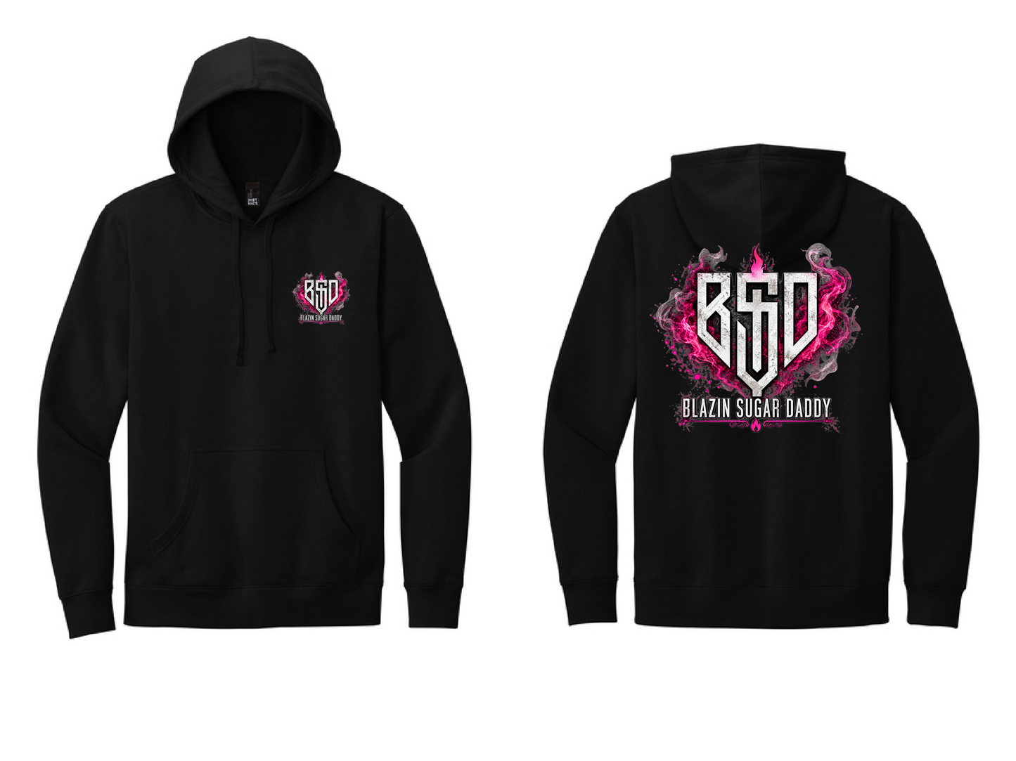 BSD Flame Hoodies