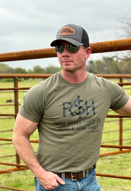 Adios Pantalones Leather Patch Hats