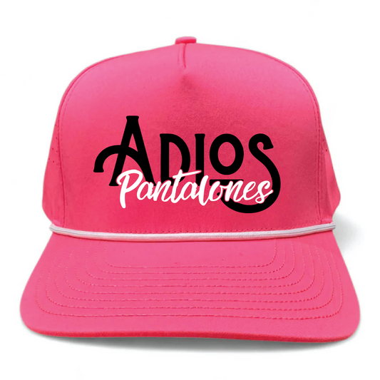 Adios Pantalones Embroidered Performance Rope Hat