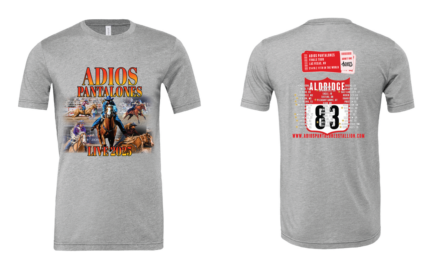 Adios Vegas Tour T-Shirt