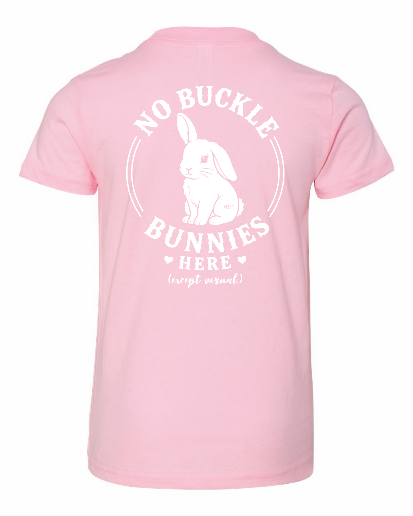 Adios No Buckle Bunnies Toddler T-Shirt