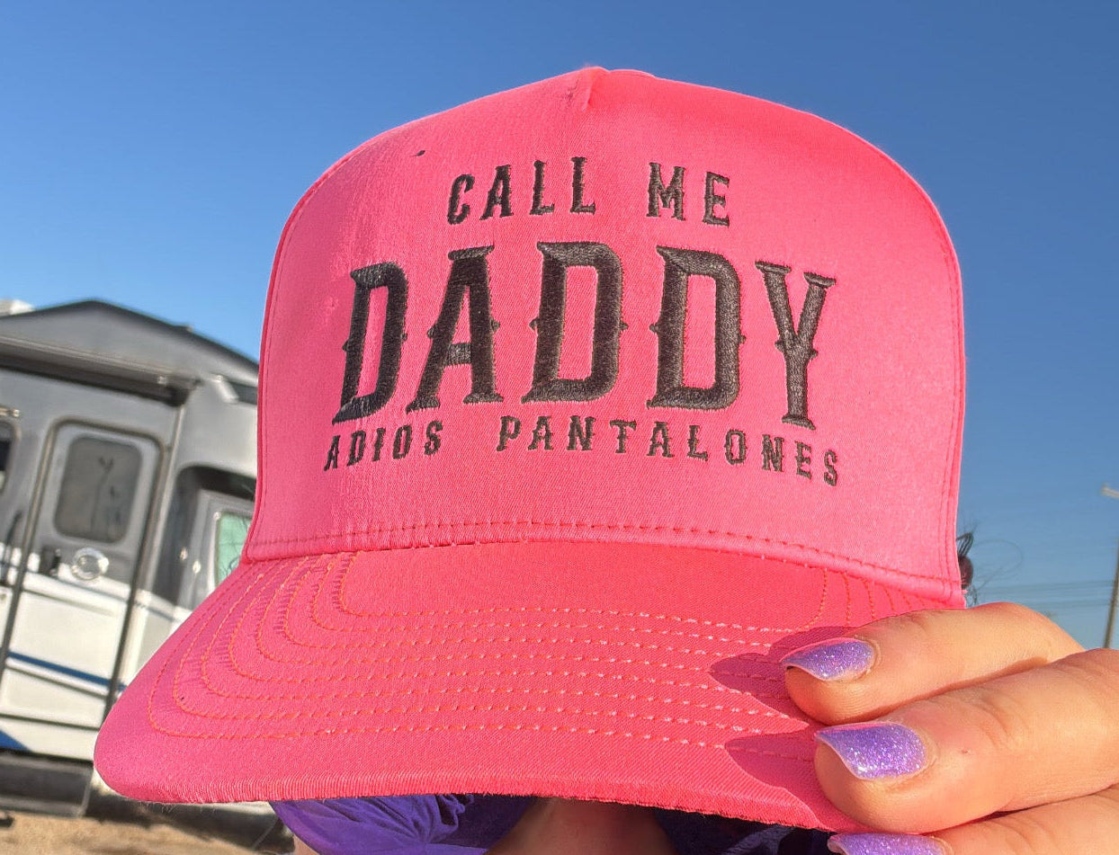 Call Me Daddy Embroidered Performance Rope Hat