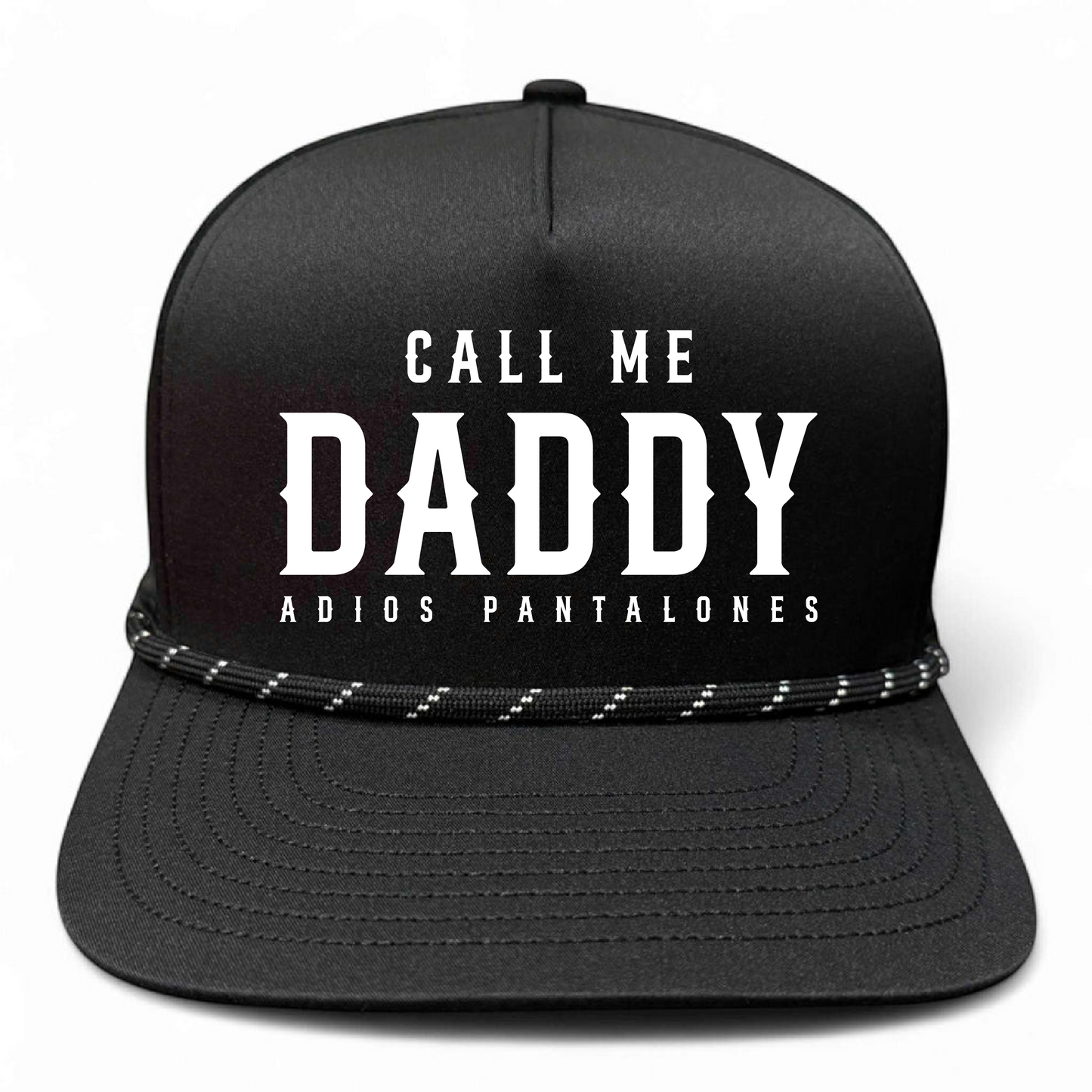 Call Me Daddy Embroidered Performance Rope Hat