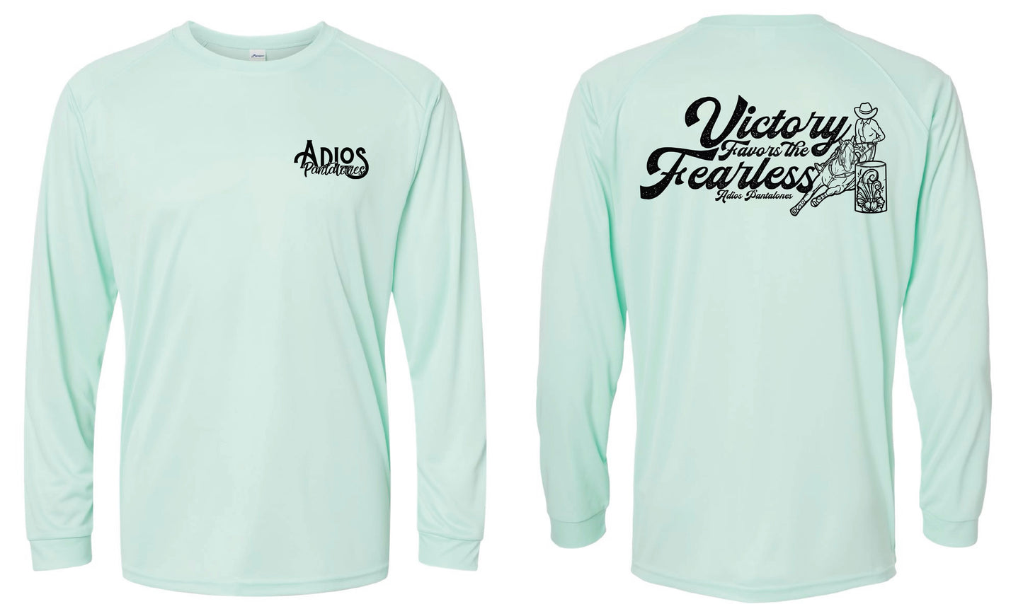 Victory Favors The Fealess Athletic Long Sleeve