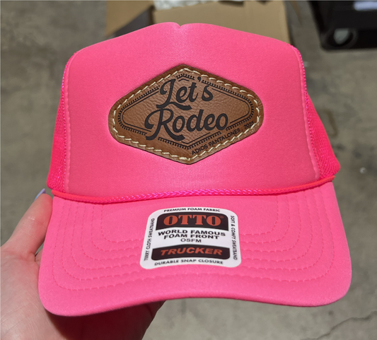 Let's Rodeo Foam Hat